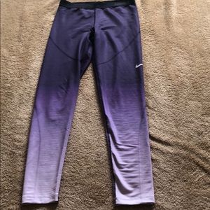 Purple Ombré Nike Hyperwarm Leggings